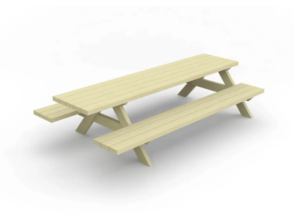 Photo de Table et bancs Pine Meal