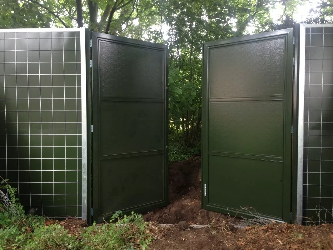 Photo 5 de Portail battant Kokosystems en aluminium