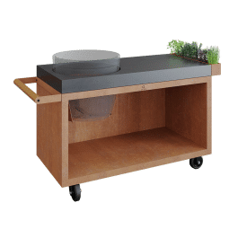 OFYR Kamado Table Corten PRO 135 Concrete BGE