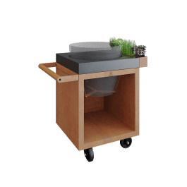 OFYR Kamado Table Corten PRO 65 Concrete BGE