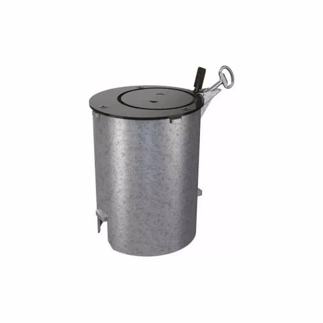 Photo de Borne fourreau d&rsquo;amovibilité verrouillable pour borne