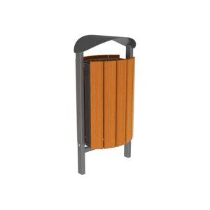 Poubelle SPL Silaos® - acier et bois
