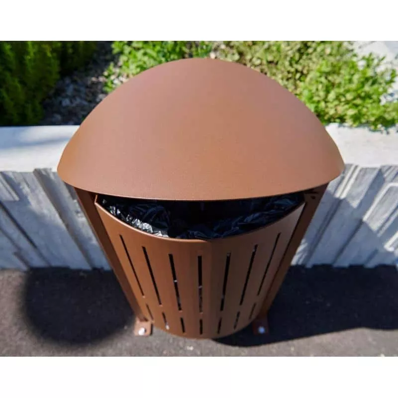 Photo 5 de Poubelle SPL Silaos® – acier avec cendrier