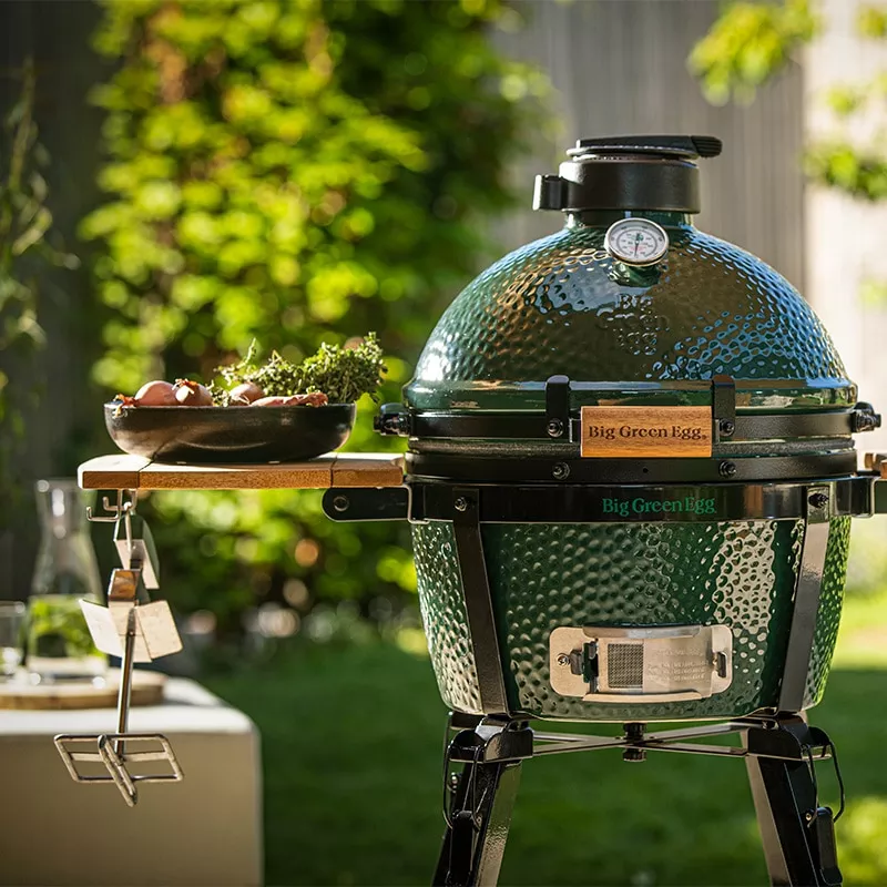 Photo 2 de Big Green Egg tablettes latérales en acacia